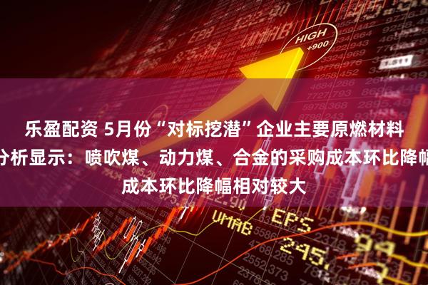 乐盈配资 5月份“对标挖潜”企业主要原燃材料采购成本分析显示：喷吹煤、动力煤、合金的采购成本环比降幅相对较大