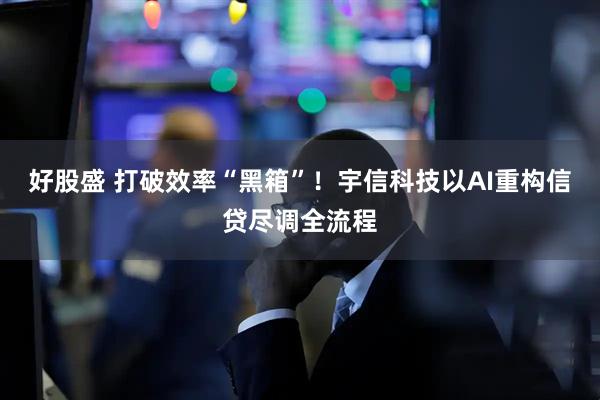 好股盛 打破效率“黑箱”！宇信科技以AI重构信贷尽调全流程